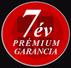 Prémium minőséggarancia 7 éven át!